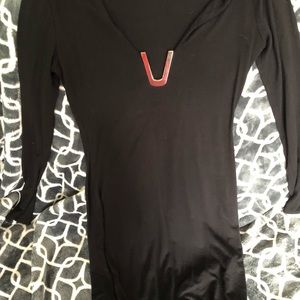 Shirt black dress Size Small